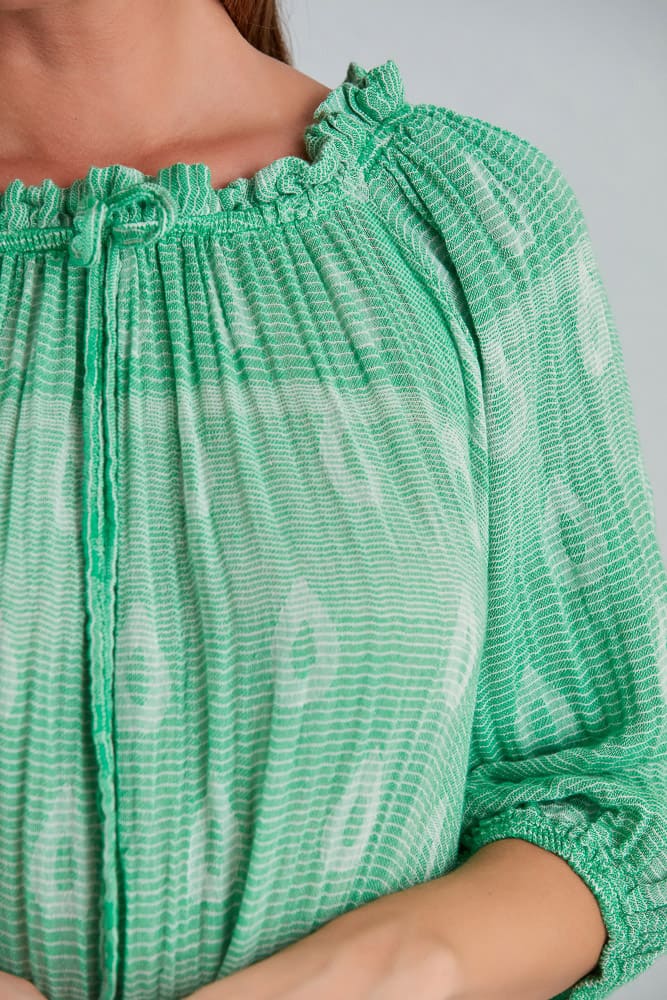 Begonville Elbise Gisele Oversize Uzun Elbise - Yeşil Elmas