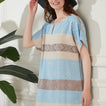 Begonville Tunik Sunrise Bambu Tunik - Mavi