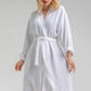 Begonville Bornoz Merida Muslin Bornoz Beyaz