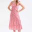 Begonville Elbise Vienna Midi Elbise - Pembe
