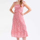 Begonville Elbise Vienna Midi Elbise - Pembe