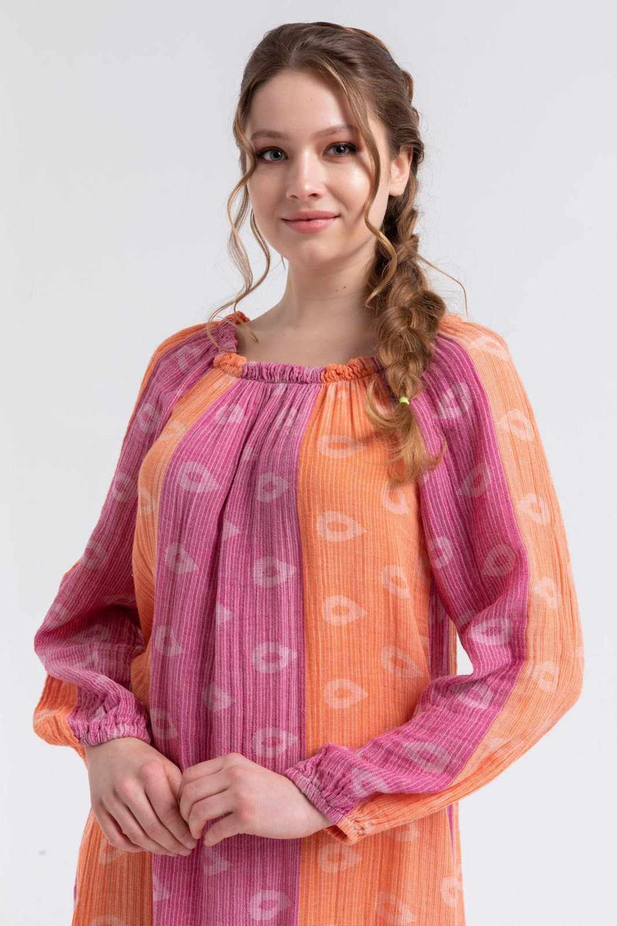 Begonville Elbiseler Mayde Oversize Maxi Elbise