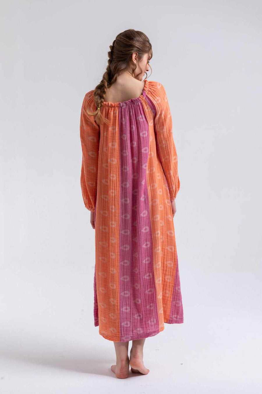 Begonville Elbiseler Mayde Oversize Maxi Elbise