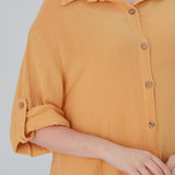 Begonville Gömlek Elbise Caroline Gömlek Elbise - Sarı