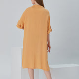 Begonville Gömlek Elbise Caroline Gömlek Elbise - Sarı