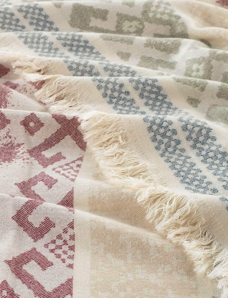 Begonville Peştemal Pareo Calen Kilim Desenli Peştemal