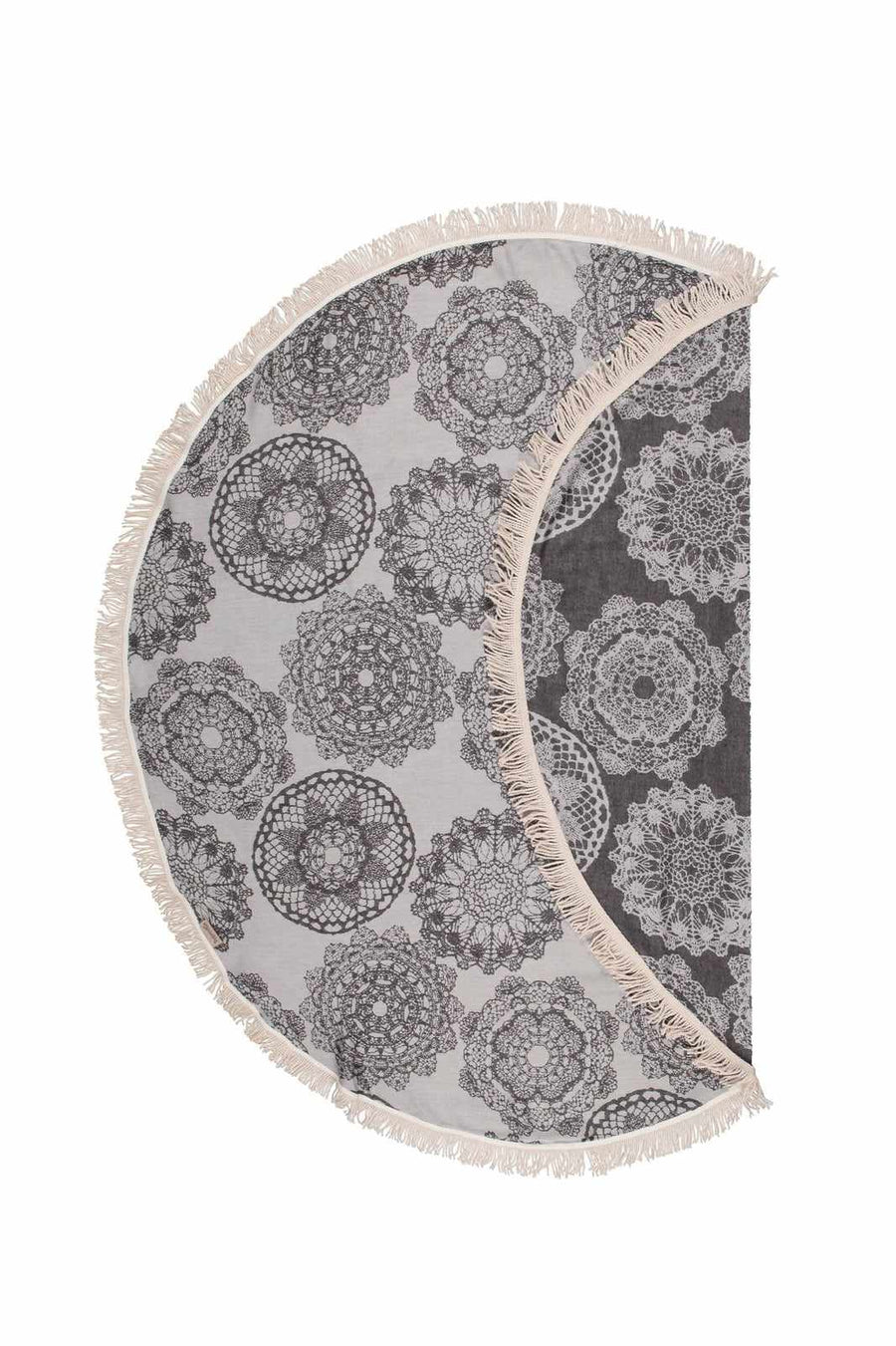 Begonville Lace Bambu Yuvarlak Peştemal