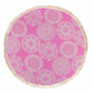 Begonville Peştemal Pareo Lace Bambu Yuvarlak Peştemal - Pembe