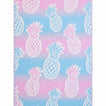 Begonville Peştemal - Plaj Havlusu Pineapple Beyaz Turkuaz