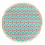 Begonville Peştemal Pareo Ripple Bambu Yuvarlak Peştemal - Mint / Kahve