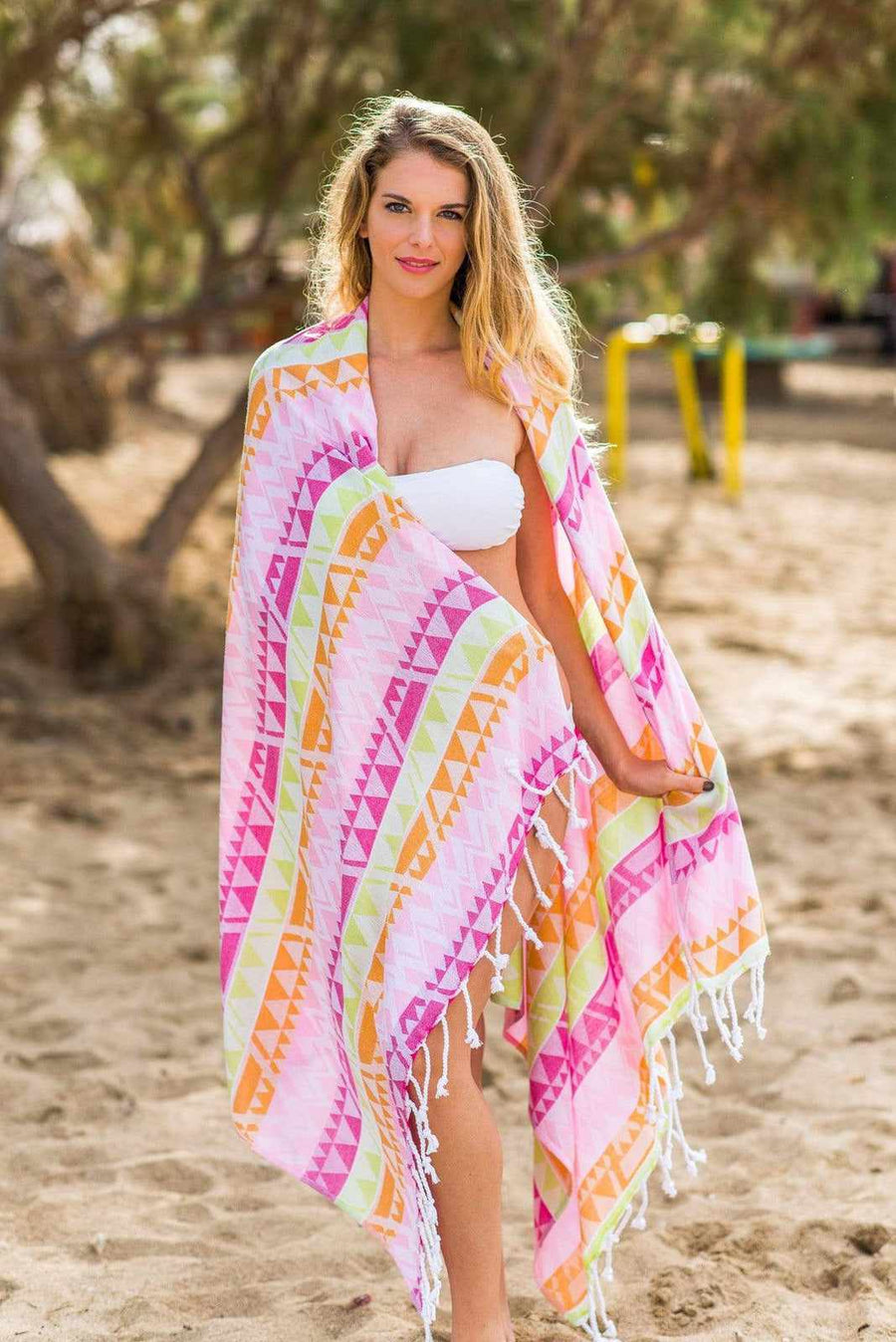 Begonville Peştemal ve Plaj Havlusu Tropicana