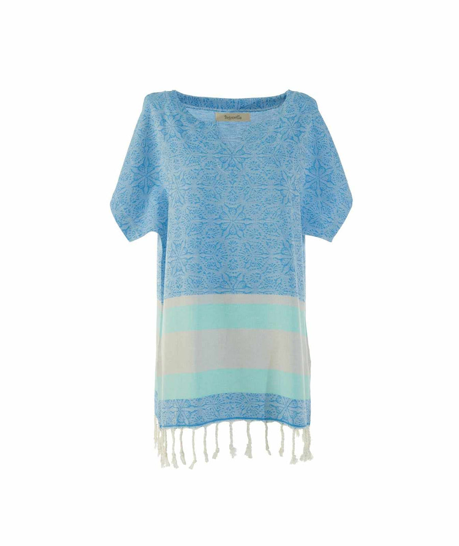 Begonville Tunik Mavi Coast Bambu Tunik