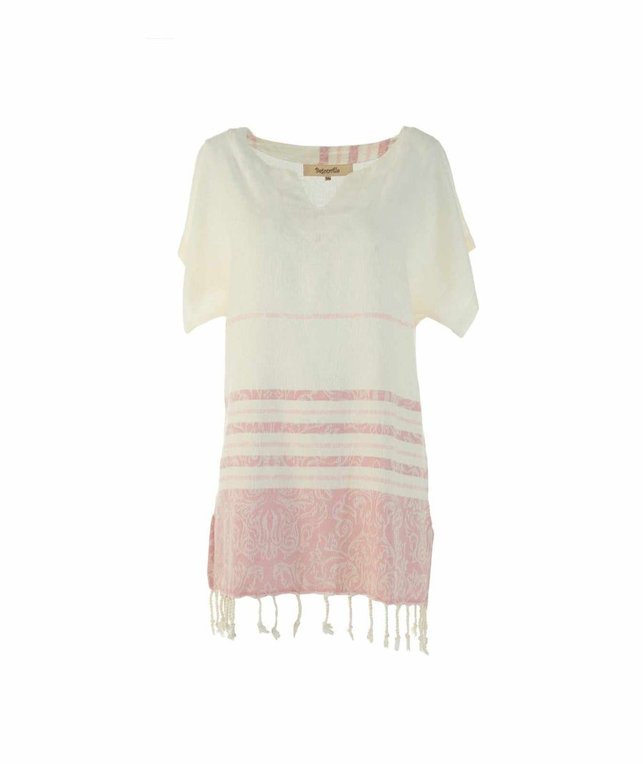 Begonville Tunik Pembe Fancy Bambu Tunik