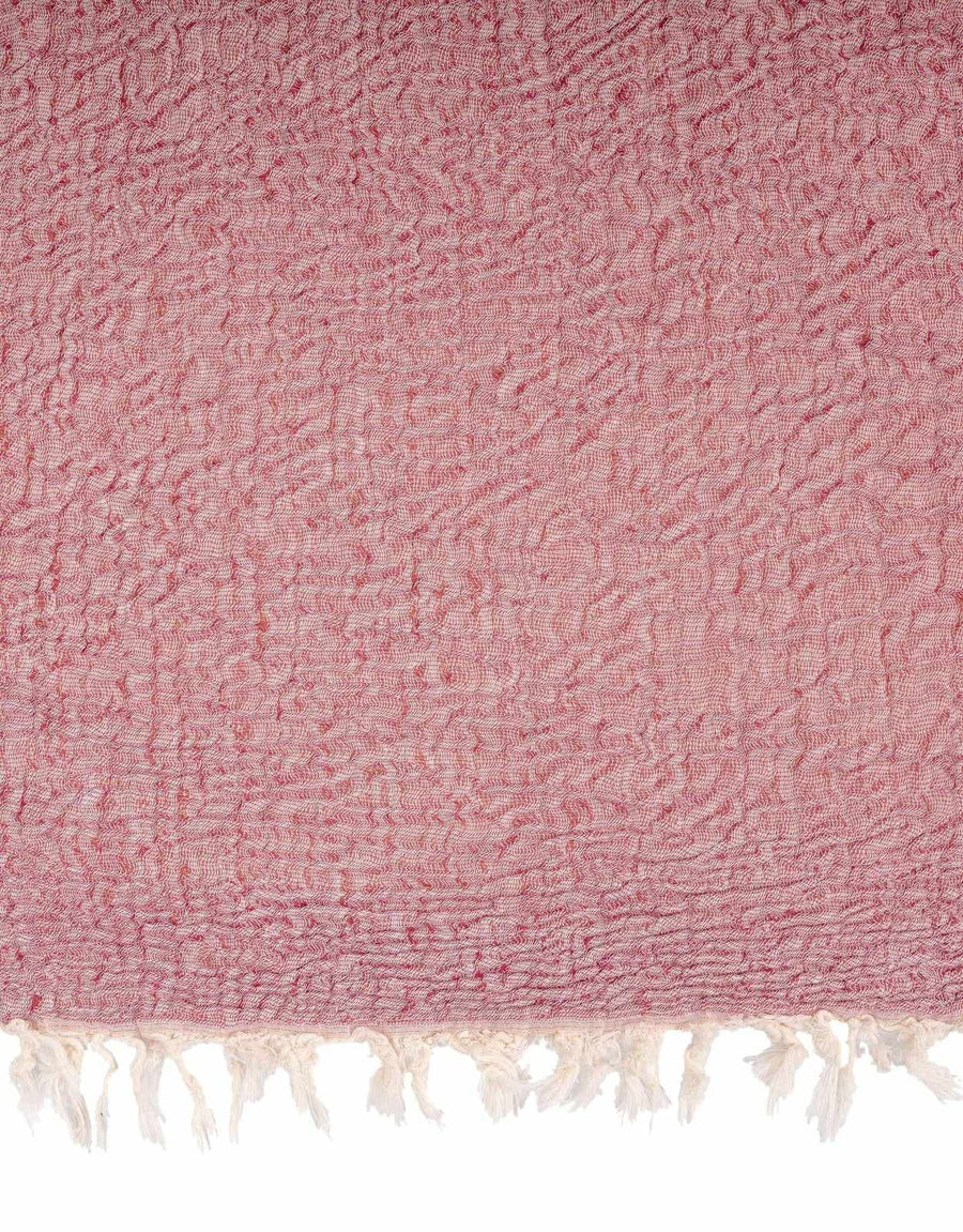 Begonville Yatak Örtüsü Jewel Muslin Çift Kişilik Yatak Örtüsü - Pembe